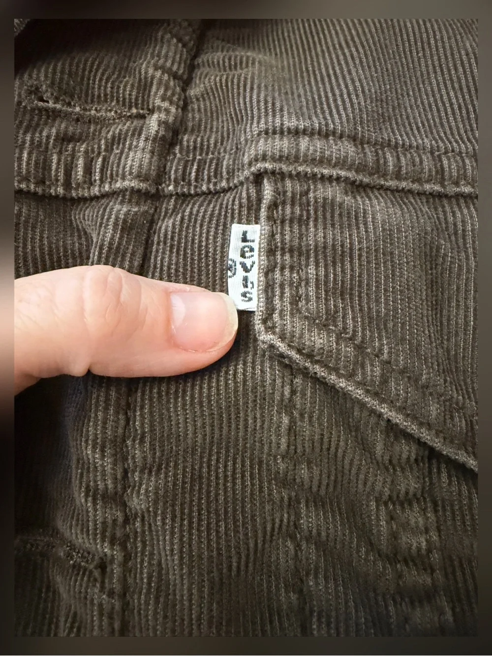 Levi's Brown Sherpa-Lined Corduroy Trucker Jacket - M